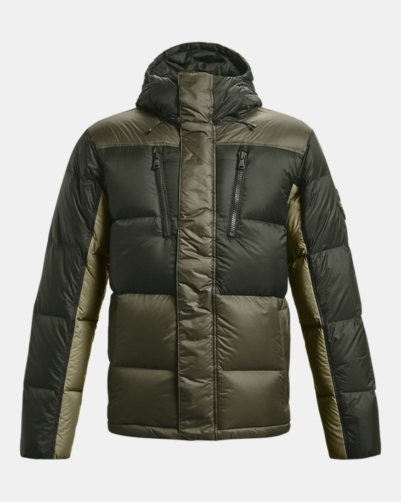 Men's ColdGear® Infrared Down Blocked Jacket, Green, pdpMainDesktop image number 6